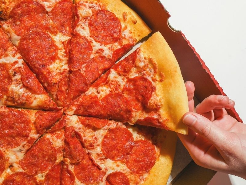 grosse pizza à partager