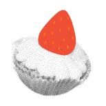 cupcake aux fraises